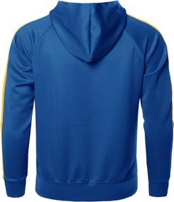 img 3 attached to 🧥 High-Quality Shoulder Zip-Up Jacket for Men - Activewear