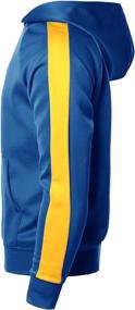 img 1 attached to 🧥 High-Quality Shoulder Zip-Up Jacket for Men - Activewear