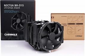 img 1 attached to Черный процессорный кулер Noctua NH-D15 с заменой крышки радиатора Chromax