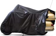🏍️ dowco guardian motorcycle cover weatherall plus 50020-00 – waterproof, indoor/outdoor, black, x-large with ez zip logo