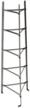 unassembled hammered steel free standing pot rack with 5 tiers by enclume - ideal cookware stand logo
