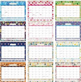 img 2 attached to Academic Monthly Wall Calendar 2022-2023, 14.5 X 11 Inches With Twin-Wire Binding, Ruled Blocks And Thick Paper For School, Home And Office - July 2022 To December 2023