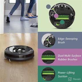 img 2 attached to 🧹 iRobot Roomba i7+ (7550) Robot Vacuum with Auto Dirt Disposal - Wi-Fi Connected, Smart Mapping, Alexa Compatible. Designed for Pet Hair, Carpets, Hard Floors - Black