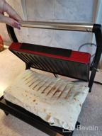 img 3 attached to Sandwich maker Kitfort KT-1609 Panini Maker, red review by Margit Rzsa ᠌