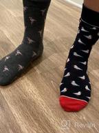 img 1 attached to 10 Pack Men'S Funny Dress Socks - Colorful & Patterned Combed Cotton Happy Socks! review by Jason Khadka