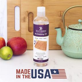 img 3 attached to Food-Grade Revitalizing Mineral Oil: Nourish Your Bamboo and Wood Cutting Boards and More! | Made in the USA | 10oz Bottle