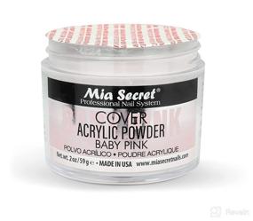 img 1 attached to 👶 Mia Secret Baby Pink Cover Acrylic Powder - 2 oz.