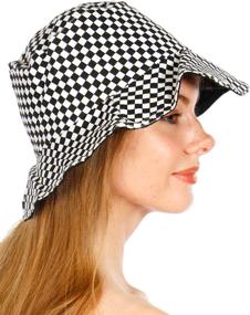 img 3 attached to Stylish Cotton Bucket Hats For Women - SERENITA Packable Cap For Travel And Outdoor Activities