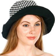 stylish cotton bucket hats for women - serenita packable cap for travel and outdoor activities logo