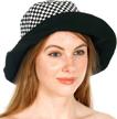 stylish cotton bucket hats for women - serenita packable cap for travel and outdoor activities logo