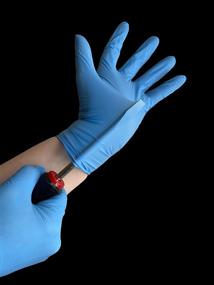 img 1 attached to 🧤 Check1Time 100-Count Disposable Nitrile Gloves - Powder-Free, Latex-Free for Multi-Purpose Protection