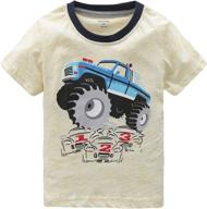 👕 cotton monster graphic sleeve t-shirts for boys' clothing - tops, tees & shirts logo