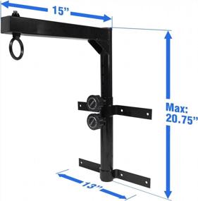 img 3 attached to Yes4All Heavy Bag Hanger Wall Mount With Chain - SROGZ, 15.75X13.50X2.5" - Improved SEO Product Name