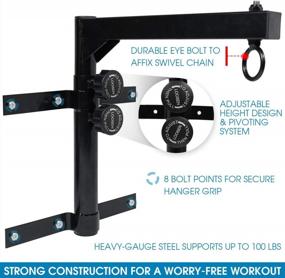 img 2 attached to Yes4All Heavy Bag Hanger Wall Mount With Chain - SROGZ, 15.75X13.50X2.5" - Improved SEO Product Name