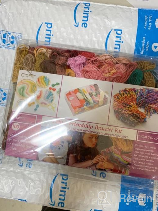 img 1 attached to Get Crafty With Looen'S 100-Color Embroidery Floss Set + Organizer Box And 41 Cross Stitch Kit review by Hector Nito