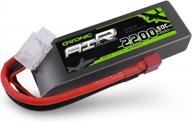 11.1v 2200mah 50c ovonic 3s lipo аккумулятор с разъемом dean-style t для rc самолета, вертолета, квадрокоптера, автомобиля, грузовика, лодки logo