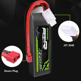 img 2 attached to 11.1V 2200MAh 50C OVONIC 3S Lipo Battery With Dean-Style T Connector For RC Airplane Helicopter Quadcopter Car Truck Boat