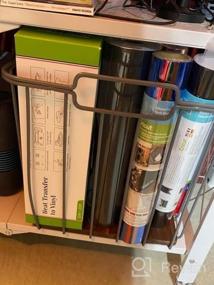 img 5 attached to Stylish Organization And Storage With IDesign Ría Safford Pantry Wire Basket Featuring Acacia Wood