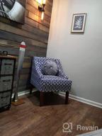 картинка 1 прикреплена к отзыву Velvet Burgundy Swoop Arm Living Room Chairs - HomePop от Kris Wagner
