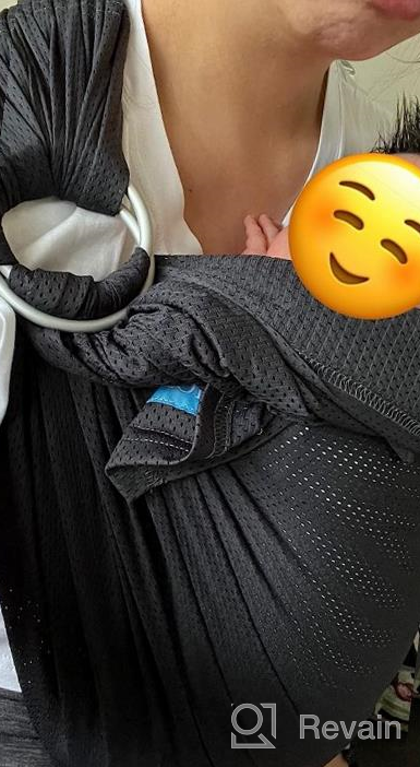 img 1 attached to Lightweight Mesh Baby Sling Carrier - Perfect For Summer, Swimming & Beach Activities | Great For Dad Too! review by Wendy Washington