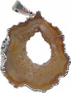 make a statement with eagems' unique agate pendant jewelry featuring geode slice and druzy crystals logo