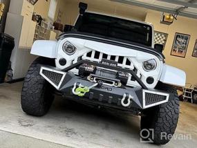 img 5 attached to Upgrade Your Jeep Wrangler With OEDRO'S Full Width Rock Crawler Bumper With Winch Plate Mounting And D-Rings