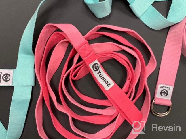 img 1 attached to Extra Thick Durable Soft 10-Loop Non-Elastic Stretching Yoga Pilates Physical Therapy Home Workout Flexibility Strap review by Kulwinder Hendrickson