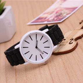 img 2 attached to Colorful And Fun Silicone Watches For Women And Teens - Buy In Bulk From Weicam