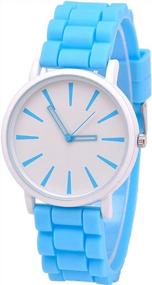 img 3 attached to Colorful And Fun Silicone Watches For Women And Teens - Buy In Bulk From Weicam