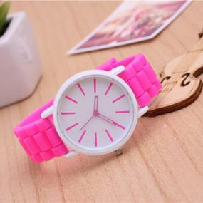 img 1 attached to Colorful And Fun Silicone Watches For Women And Teens - Buy In Bulk From Weicam