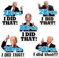 📦 ruiyuxin vhob alecoy usa meviton i did that biden stickers - 100pcs funny decal, waterproof humor stickers for empty shelves, laptop, car surface logo