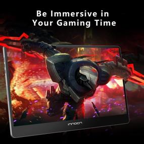 img 1 attached to INNOCN 13 3 Inch Portable External Detachable 13.3", 1920X1080P, 60Hz, Detachable Stand, High Dynamic Range, 1Ms Gaming Monitor, HD