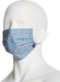 img 2 attached to Original Penguin Reusable Pleated Woven Fabric Face Masks - Breathable & Comfortable Protection!