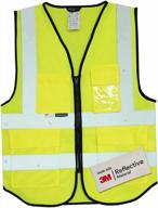 high visibility working vests with 3m reflective material and multiple pockets by salzmann logo