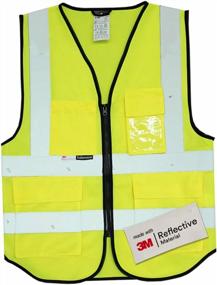 img 4 attached to High Visibility Working Vests With 3M Reflective Material And Multiple Pockets By Salzmann