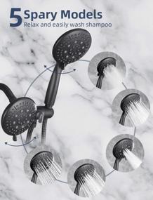 img 2 attached to High-Pressure Dual Shower System With Cobbe Handheld Head, Adjustable Bracket, Hose, And Rubber Washers For Ultimate Comfort And Convenience