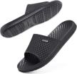 quick drying shower sandals: viyear men's and women's bath slippers logo