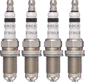 img 2 attached to 🔌 BMW Platinum Spark Plugs Plug Set Bosch OEM (4pcs) 12120037607