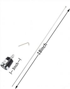 img 2 attached to HYS Dual Band NMO VHF/UHF Mobile Radio Antenna With Magnetic Base And 16.4Ft RG58 Cable, PL-259 UHF Mag Mount For Amateur Pre-Tuned 2M 70Cm Radios