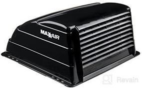 img 1 attached to 🖤 Black Vent Cover for Maxxair 503.1504 (00-933069)