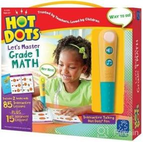 img 1 attached to 📚 Educational Insights Hot Dots 1st Grade Math Set: Let's Master Math! Homeschool & School Workbooks with Interactive Pen, 2 Books, and 100 Lessons for Ages 6+