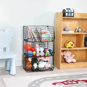 img 2 attached to Organizer Bookshelf Divider Stackable Playroom