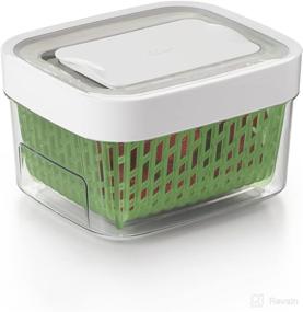 img 4 attached to Enhance Freshness with OXO GreenSaver Produce Keeper 🥬 - Small - Green: Keep Your Produce Crisp and Delicious!