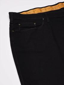 img 2 attached to Savane Men'S Big And Tall Flat Front Active Flex Stretch Denim