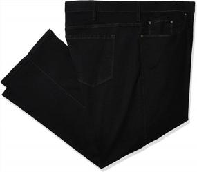 img 4 attached to Savane Men'S Big And Tall Flat Front Active Flex Stretch Denim