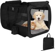 versatile pet carrier dog kennels and crates for large, medium & small dogs: indoor & outdoor training, cat houses, puppy cages, soft-sided portable travel case логотип