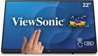 viewsonic td2230 10 point touchscreen monitor, displayport 1920x1080p, 76hz, led - viewsonic inc logo