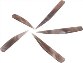 img 2 attached to Transform Your Jewelry With NIUPIKA 5-Piece Agate Burnisher Knife Set For Gold & Silver Polishing