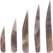 transform your jewelry with niupika 5-piece agate burnisher knife set for gold & silver polishing logo