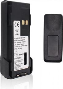 img 4 attached to High-Capacity Li-Ion Battery (2400MAh, 7.4V) With IMPRES Technology And Belt Clip For Motorola APX2000, APX3000, And APX4000 Two-Way Radios